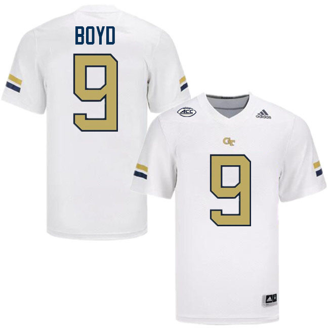 Avery Boyd Georgia Tech Jerseys,Georgia Tech Yellow Jackets College Football Uniforms-White